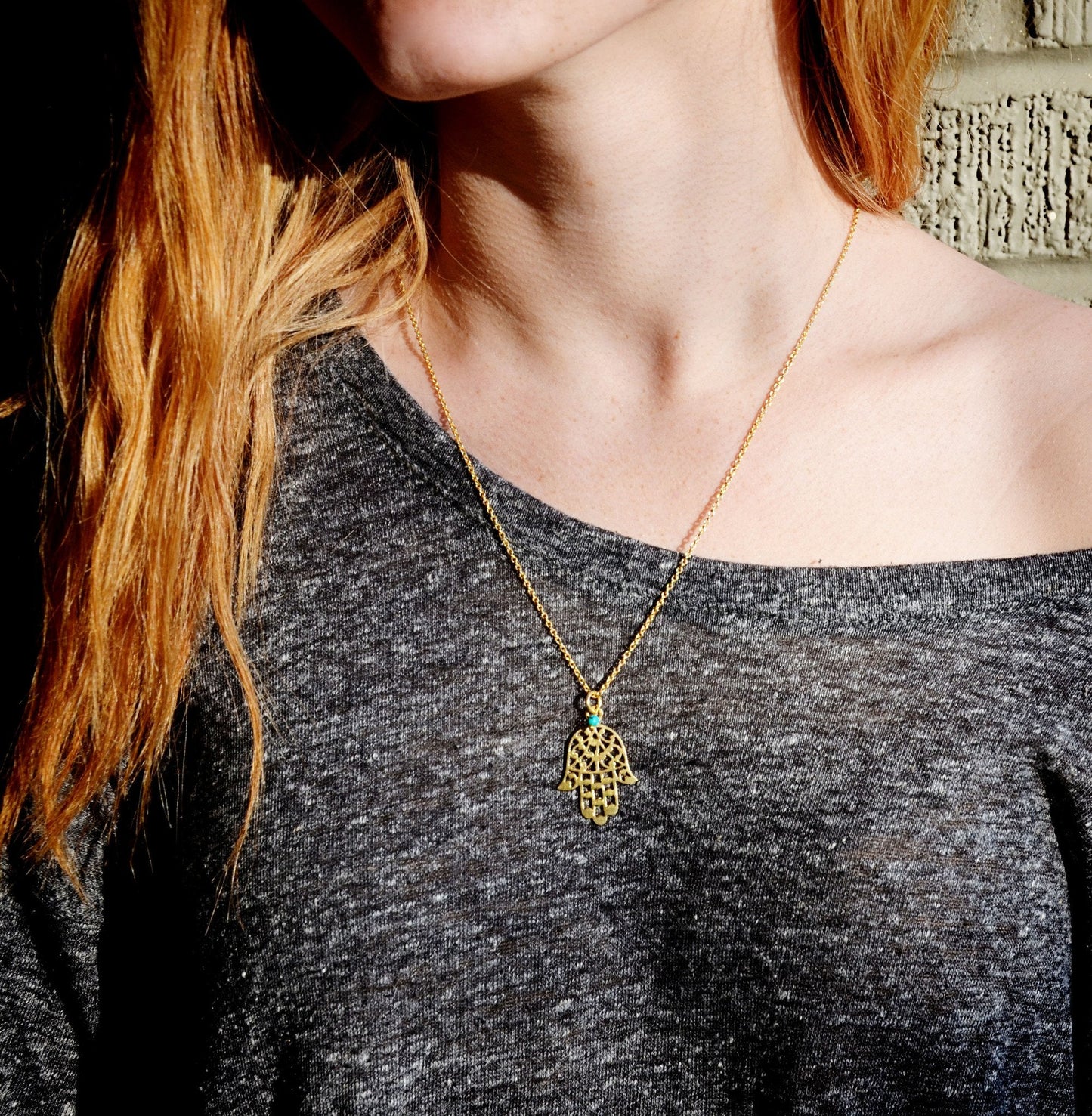 WHOLESALE Hamsa Pendant: Case pack 4